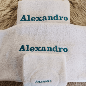 Handdoeken geborduurd