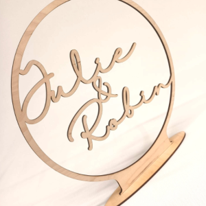 houten ring met naam