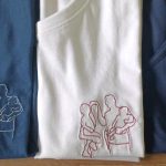 Sweater met lijntekening