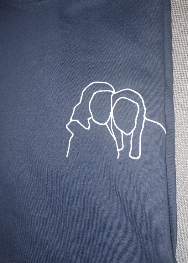 Sweater met lijntekening - Afbeelding 2