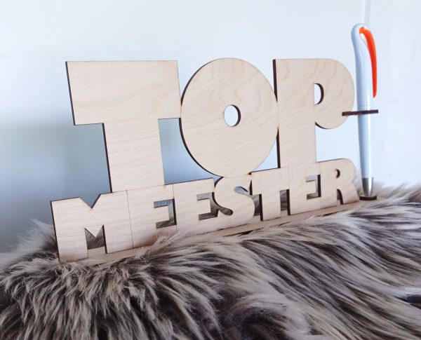 Houten SUPERJUF of TOPMEESTER - Afbeelding 2