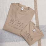 papa - mini geborduurd sand