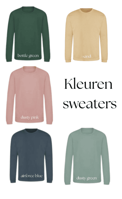 kleuren sweaters 1